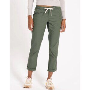 Vuori Womens Ripstop Pant in Army Green Size Small